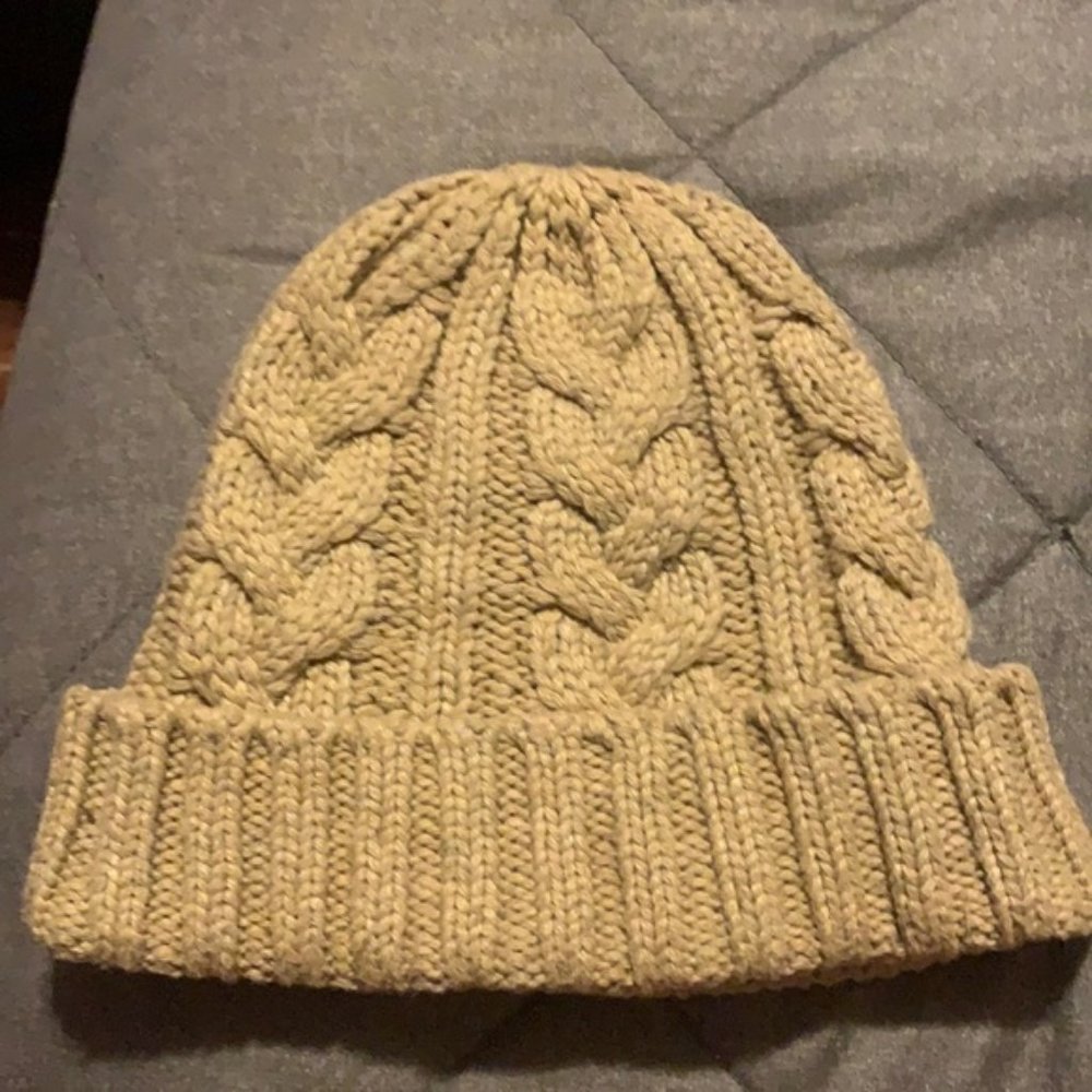 Tan Knit Beanie